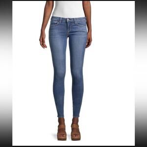 L'AGENCE Chantal Low-Rise Skinny Jeans Light Vintage Sz 27